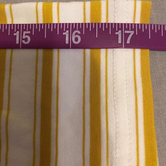 Matilda Jane Sunny Boat Golden Yellow and White Striped Tee - Picture 11 of 12